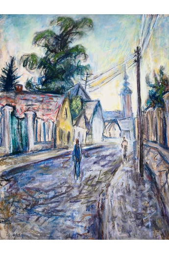 010. Gráber Margit ( 1895 - 1993 ) Utcarészlet