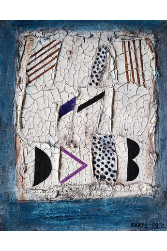 108. Bartl József ( 1932 - 2013 ) Repedezett kép, 1999