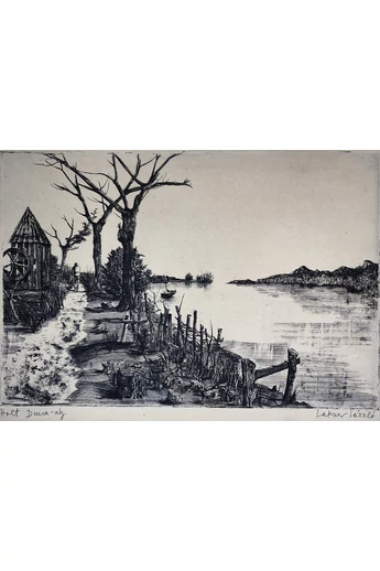 135. Lakner László ( 1936 - ) Holt Duna - ág