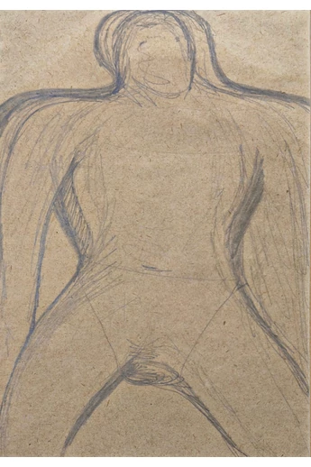 042. Tóth Menyhért ( 1904 - 1980 ) Alak, 1962 körül
