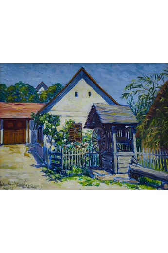 052. Lakatos Artúr ( 1880 - 1968 ) Verőfényes udvar