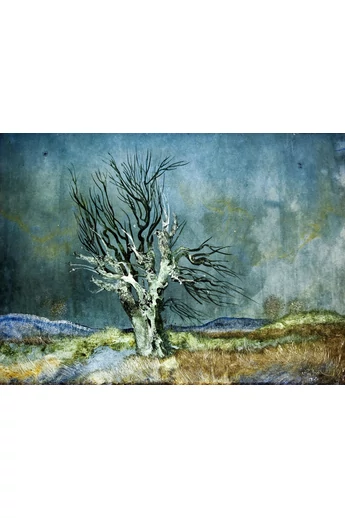 006. Szász Endre ( 1926 - 2003 ) Borongós táj, 1967