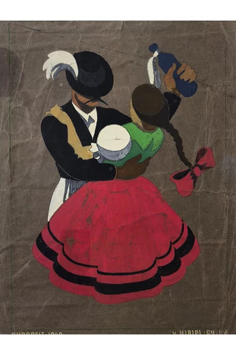 078. Hiripi Gyula ( 1917 - 1947 ) Menyegző, 1940