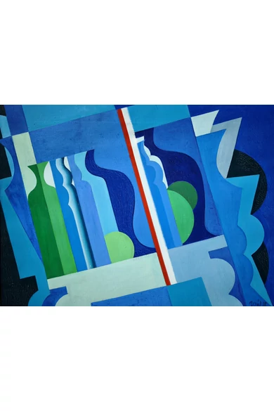 Aczél Ilona ( 1929-2009) Kompozíció, 1978