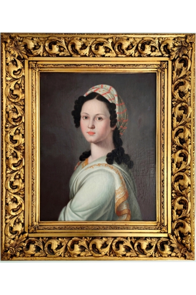 Donát János  ( 1744 - 1830 ) Fiatal hölgy portréja
