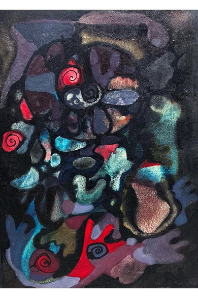 Illés Árpád ( 1908 - 1980 ) Táj, 1969