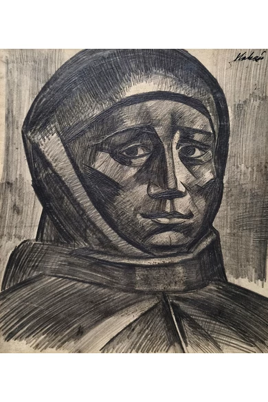 Kohán György ( 1910 - 1966 ) Tanulmány parasztfej