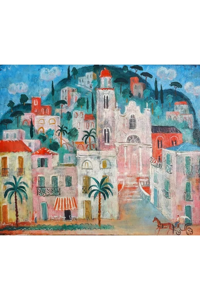 Pekáry István ( 1905- 1981 ) Olasz kisváros 