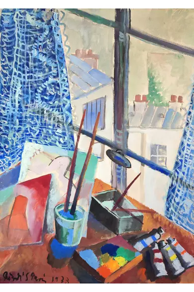 Peterdi Gábor ( 1915 - 2001 ) Párizsi műterem, 1933