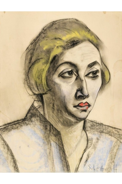Scheiber Hugó ( 1873 - 1950 ) Női portré
