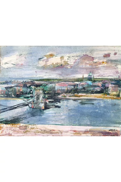 Wagner János ( 1936 - ) Kilátás a várból