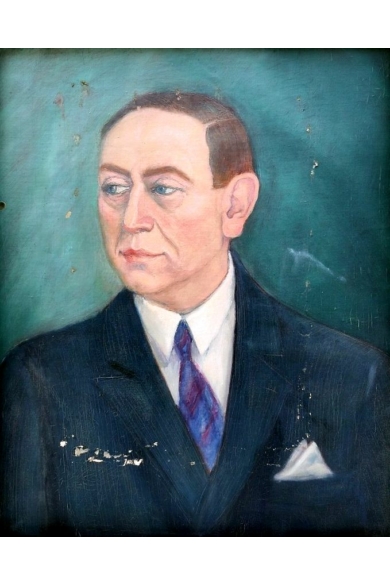 Walleshausen Zsigmond ( 1887 - 1978 ) Síelők, 1920 körül