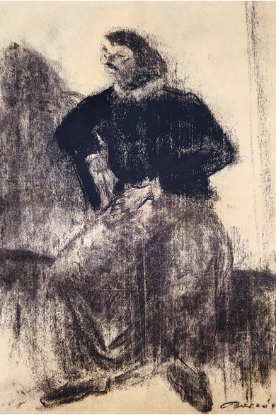 102. Barzó Endre ( 1898 - 1953 ) Pihenő férfi