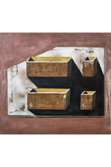 103. Szikora Tamás ( 1943 - 2012 ) Dobozok párban, 2007