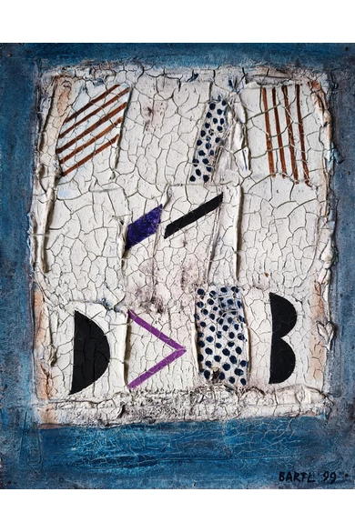 108. Bartl József ( 1932 - 2013 ) Repedezett kép, 1999