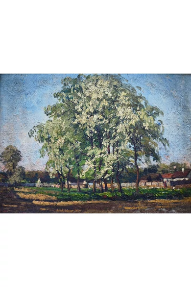 004. Bosznay István ( 1868 - 1944 ) Tavaszi virágzás