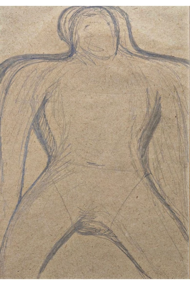 042. Tóth Menyhért ( 1904 - 1980 ) Alak, 1962 körül
