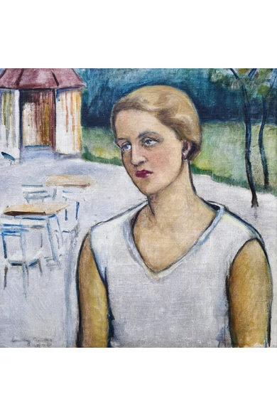 049. Czukor Milly ( - ) Fiatal lány a kertben, 1928