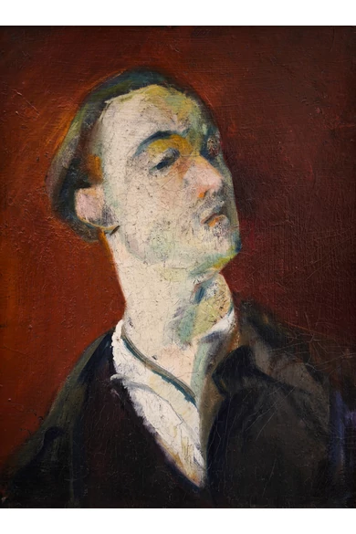 059. Magyar festő, ( 1910 körül ) A fiatal művész