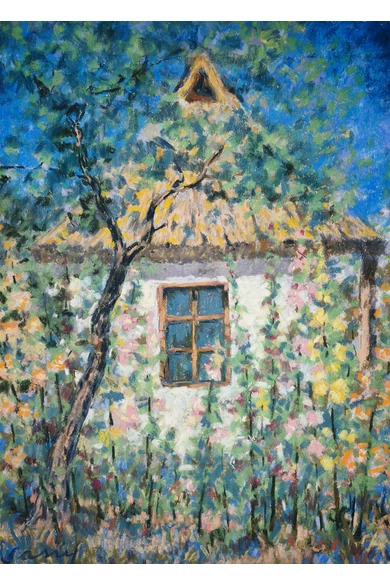 068. Sassy Attila ( 1880 - 1967 ) Nagybányai udvar