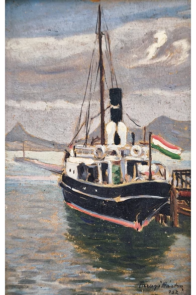 083. Faragó Márton (1880 - 1947 ) Gőzös, 1932