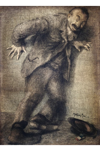091. Miklósi-Mutschenbacher Ödön ( 1881 - 1942 ) A csavargó