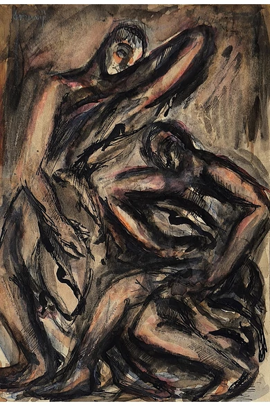 096. Crouy-Channel László ( 1885 - 1945 ) Pihenő