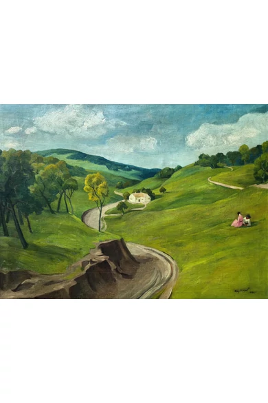012. Fáy Dezső ( 1888 - 1954 ) Itáliai táj, 1933