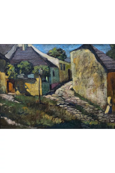 Turmayer Sándor ( 1879 - 1953 ) Tabáni részlet