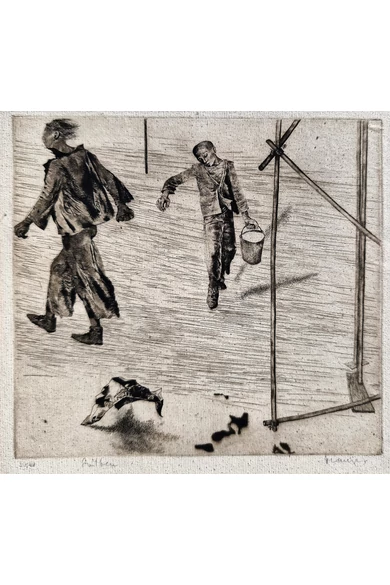 088. Maurer Dóra ( 1937 - ) Szélben, 1961